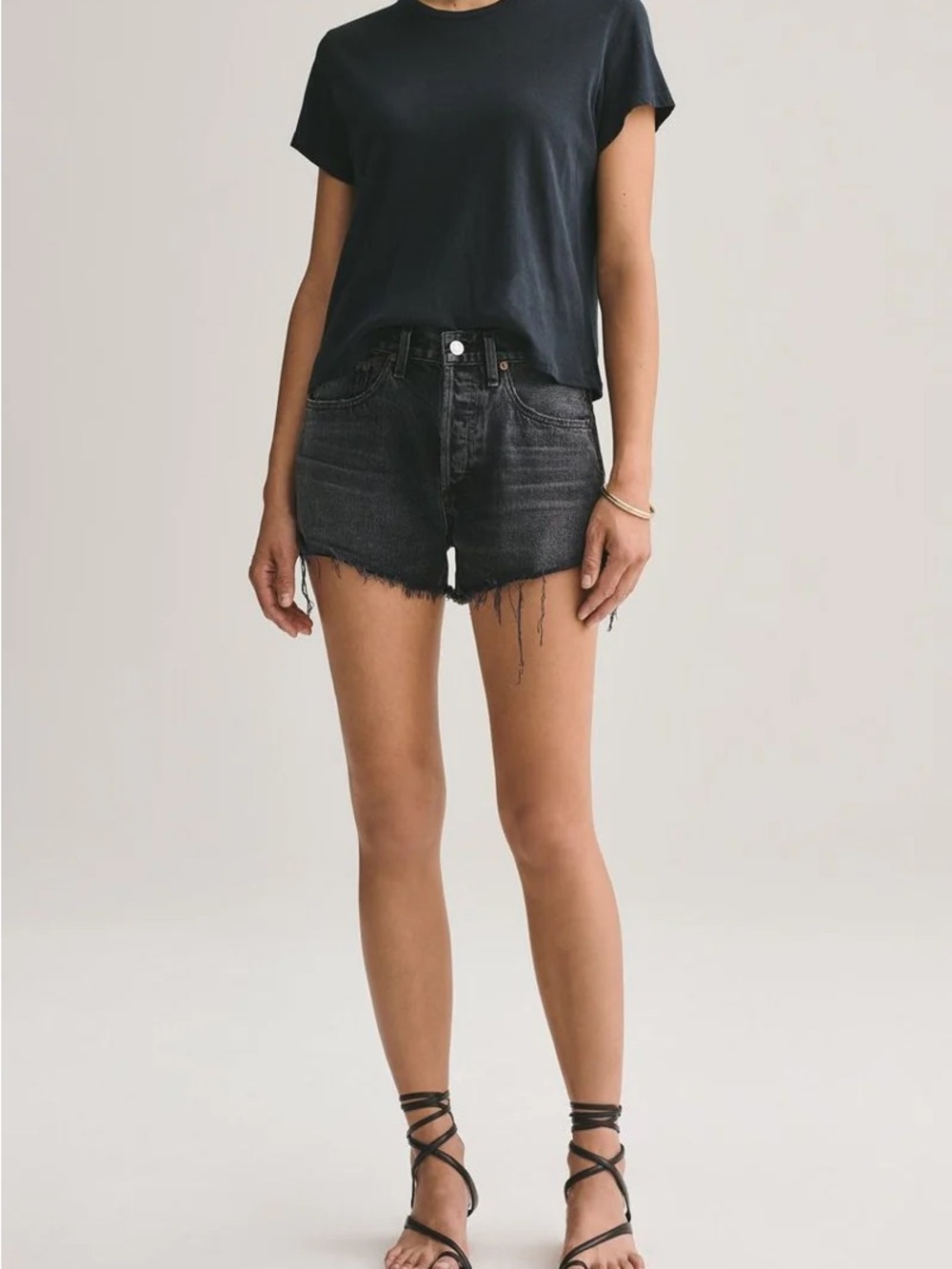 AGOLDE Parker Shorts in Crash